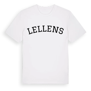 Lellens böjd t-shirt – ekologisk bomull t-shirt från Pinshirt