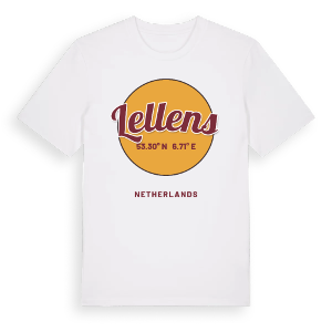 Lellens cirkel t-shirt – ekologisk bomull t-shirt från Pinshirt
