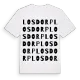 Losdorp ordlek t-shirt