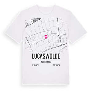 Lucaswolde karta t-shirt – ekologisk bomull t-shirt från Pinshirt