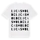 Lucaswolde ordlek t-shirt