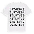 Lutjegast ordlek t-shirt