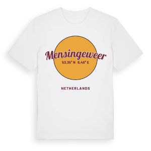 Mensingeweer cirkel t-shirt – ekologisk bomull t-shirt från Pinshirt