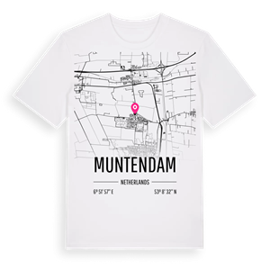 Muntendam karta t-shirt – ekologisk bomull t-shirt från Pinshirt