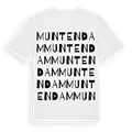 Muntendam ordlek t-shirt
