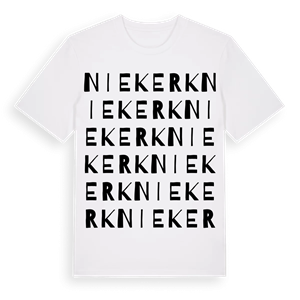 Niekerk ordlek t-shirt – ekologisk bomull t-shirt från Pinshirt