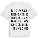 Nieuw Scheemda ordlek t-shirt