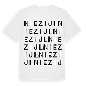 Niezijl ordlek t-shirt – ekologisk bomull t-shirt från Pinshirt