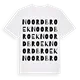 Noordbroek ordlek t-shirt