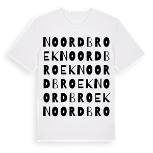 Noordbroek ordlek t-shirt – ekologisk bomull t-shirt från Pinshirt