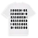 Noordhorn ordlek t-shirt