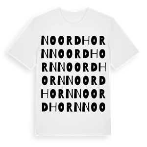 Noordhorn ordlek t-shirt – ekologisk bomull t-shirt från Pinshirt