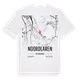 Noordlaren karta t-shirt