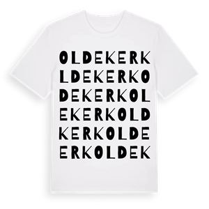 Oldekerk ordlek t-shirt – ekologisk bomull t-shirt från Pinshirt