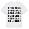 Onderdendam ordlek t-shirt