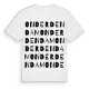 Onderdendam ordlek t-shirt