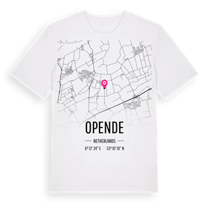 Opende karta t-shirt – ekologisk bomull t-shirt från Pinshirt