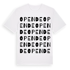 Opende ordlek t-shirt – ekologisk bomull t-shirt från Pinshirt