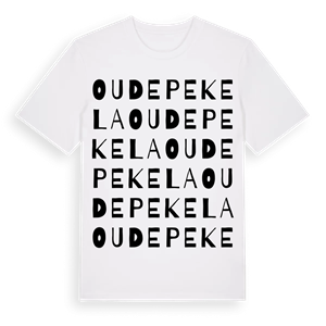 Oude Pekela ordlek t-shirt – ekologisk bomull t-shirt från Pinshirt