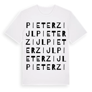 Pieterzijl ordlek t-shirt – ekologisk bomull t-shirt från Pinshirt