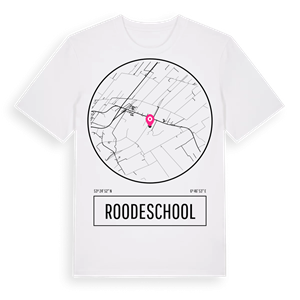 Roodeschool t-shirt – ekologisk bomull t-shirt från Pinshirt