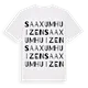 Saaxumhuizen ordlek t-shirt
