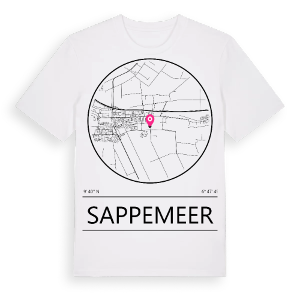 Sappemeer t-shirt – ekologisk bomull t-shirt från Pinshirt