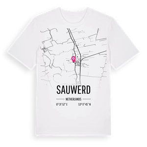 Sauwerd karta t-shirt – ekologisk bomull t-shirt från Pinshirt