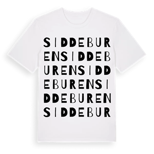 Siddeburen ordlek t-shirt – ekologisk bomull t-shirt från Pinshirt