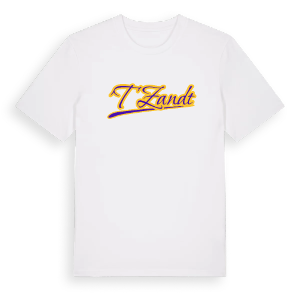 't Zandt baseball t-shirt – ekologisk bomull t-shirt från Pinshirt