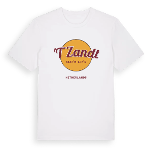 't Zandt cirkel t-shirt – ekologisk bomull t-shirt från Pinshirt