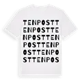 Ten Post ordlek t-shirt