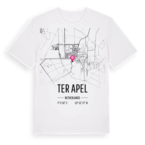 Ter Apel karta t-shirt – ekologisk bomull t-shirt från Pinshirt