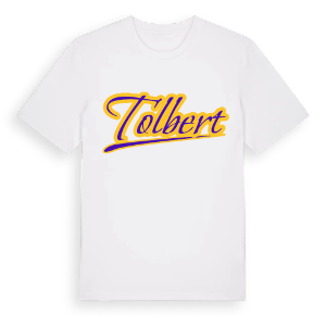 Tolbert baseball t-shirt – ekologisk bomull t-shirt från Pinshirt