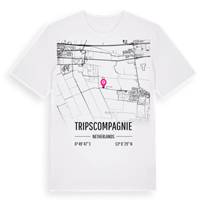 Tripscompagnie karta t-shirt – ekologisk bomull t-shirt från Pinshirt