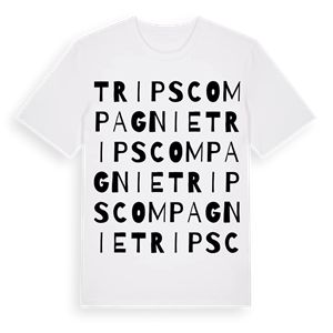 Tripscompagnie ordlek t-shirt – ekologisk bomull t-shirt från Pinshirt