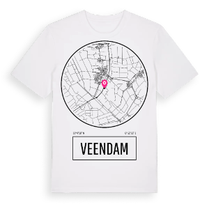 Veendam t-shirt – ekologisk bomull t-shirt från Pinshirt