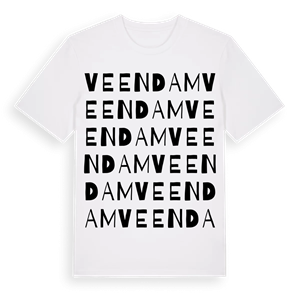 Veendam ordlek t-shirt – ekologisk bomull t-shirt från Pinshirt
