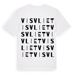 Visvliet ordlek t-shirt – ekologisk bomull t-shirt från Pinshirt
