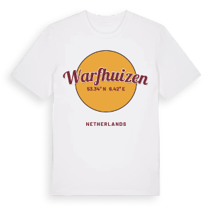 Warfhuizen cirkel t-shirt – ekologisk bomull t-shirt från Pinshirt