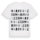 Warfhuizen ordlek t-shirt