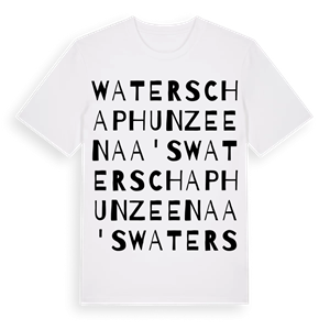 Waterschap Hunze en Aa's ordlek t-shirt – ekologisk bomull t-shirt från Pinshirt