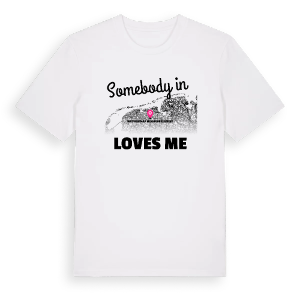 Någon i Waterschap Noorderzijlvest älskar mig t-shirt – ekologisk bomull t-shirt från Pinshirt