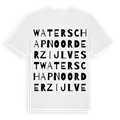 Waterschap Noorderzijlvest ordlek t-shirt