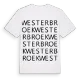 Westerbroek ordlek t-shirt