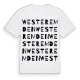 Westeremden ordlek t-shirt