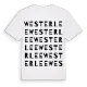 Westerlee ordlek t-shirt