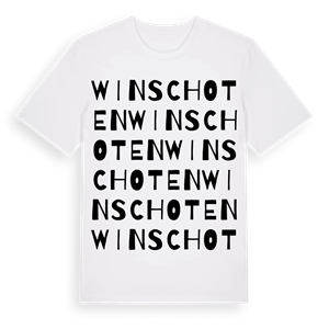 Winschoten ordlek t-shirt – ekologisk bomull t-shirt från Pinshirt