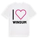Jag älskar Winsum t-shirt stort tryck