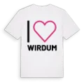 Jag älskar Wirdum t-shirt stort tryck